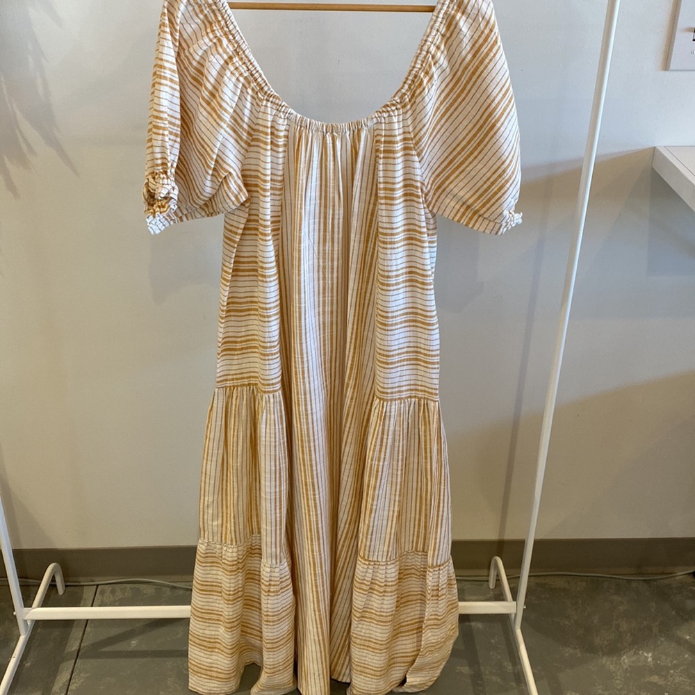 SPELL lady palm gown in toffee